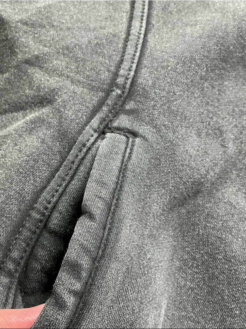 FP Movement by Free People Sprint to the Finish Hoodie ~ Washed Black Grape - Picture 9 of 12